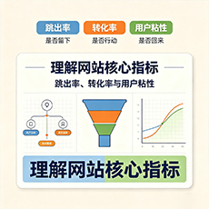 昌都建站-理解网站核心指标：跳出率、转化率与用户粘性